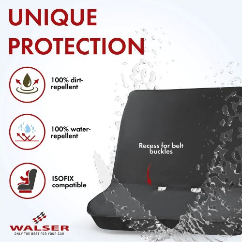 Üléshuzat - NEOPRENE - fekete - hátsó ülésre - WALSER