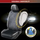 Ülésvédő LUXOR COMFORTLINE - fekete - WALSER