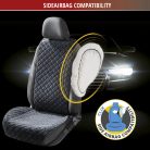 Ülésvédő LUXOR COMFORTLINE PLUS - fekete - WALSER