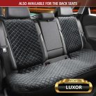 Ülésvédő LUXOR COMFORTLINE - fekete - hátsó ülésre - WALSER