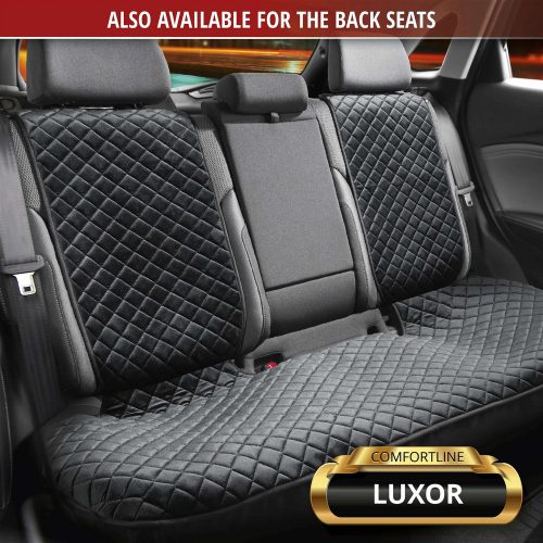 Ülésvédő LUXOR COMFORTLINE - fekete - hátsó ülésre - WALSER