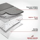 Ülésvédő ECO bőr - szürke - LEWIS - WALSER