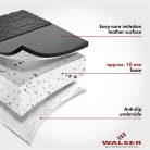 Ülésvédő ECO bőr - fekete - LEWIS - WALSER