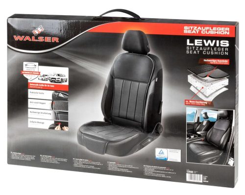 Ülésvédő ECO bőr - fekete - LEWIS - WALSER