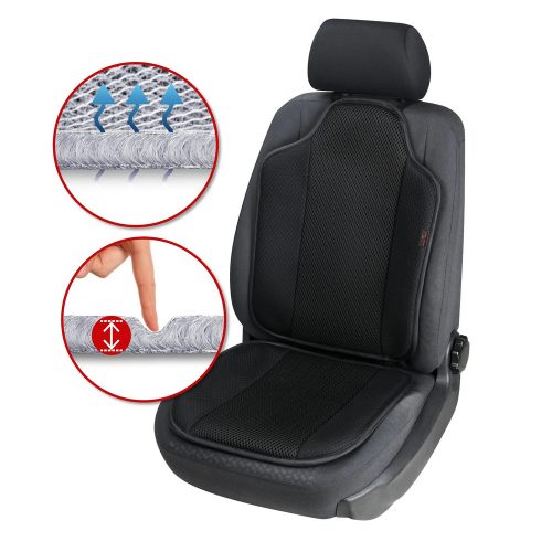 Ülésvédő - ergonomikus - AERO-SPACER - fekete - WALSER