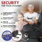 Gyerekülés magasító ISOFIX - ECE R 129 - ANDY - kék - WALSER