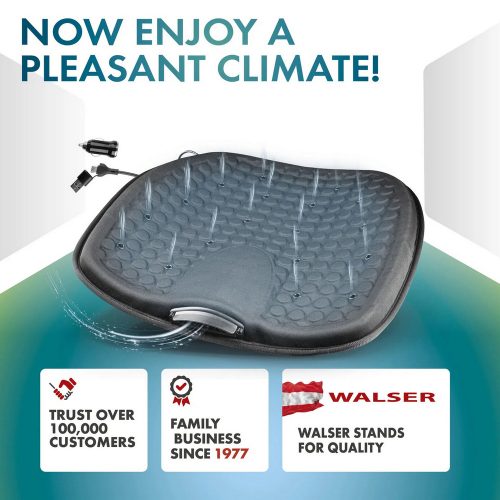 Hűthető üléspárna távirányítóval  12V + USB-C csatlakozóval - WALSER