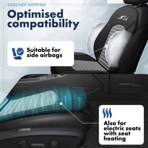 Ülésvédő S-RACE - HIGHBACK SEAT - fekete - WALSER