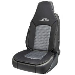   Ülésvédő S-RACE - HIGHBACK SEAT - szürke-fekete - WALSER