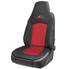 Ülésvédő S-RACE - HIGHBACK SEAT - piros-fekete - WALSER