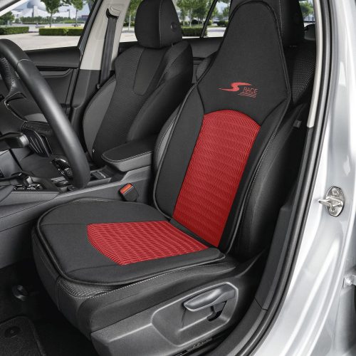 Ülésvédő S-RACE - HIGHBACK SEAT - piros-fekete - WALSER