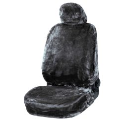 Üléshuzat - bolyhos műszőrme - TEDDY - antracit - WALSER