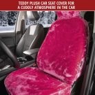 Üléshuzat - bolyhos műszőrme - TEDDY - pink - WALSER