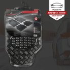 Gumiszőnyeg garnitúra - fémhatású - CARBON METALLIC - WALSER