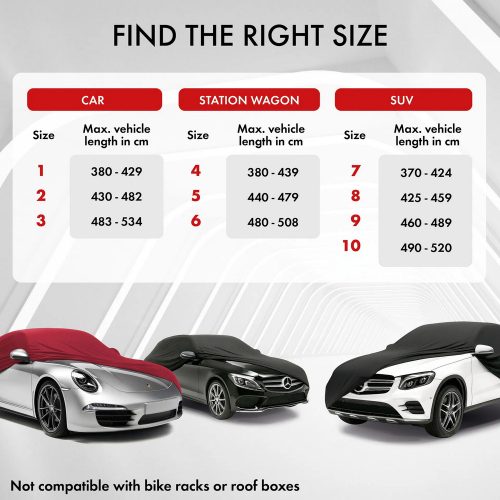 Autótakaró ponyva - beltéri - SUV - 8-425-459 cm - STRETCH PLUS - WALSER