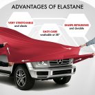Autótakaró ponyva - beltéri - SUV - 10-490-520 cm - STRETCH PLUS - WALSER