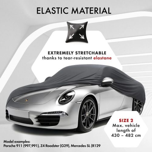 Autótakaró ponyva - beltéri - CAR - 2-430-482 cm - STRETCH PLUS - WALSER