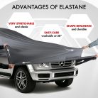 Autótakaró ponyva - beltéri - SUV - 10-490-520 cm - STRETCH PLUS - WALSER