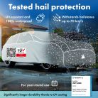 Autótakaró ponyva jégeső ellen - BUS - 11-470-499 - HYBRID + UV PROTECT - WALSER