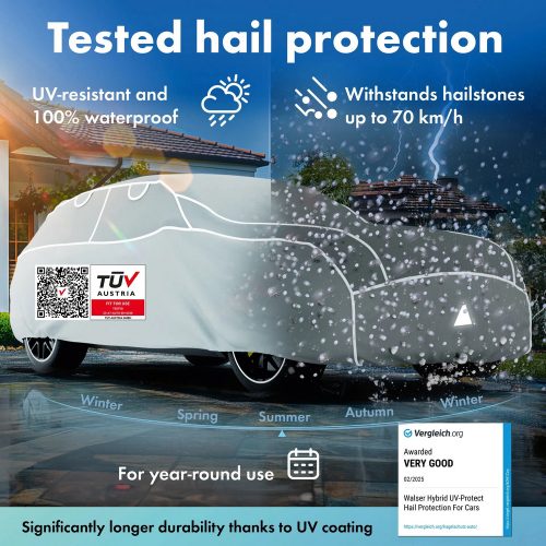 Autótakaró ponyva jégeső ellen - BUS - 10-440-469 - HYBRID + UV PROTECT - WALSER