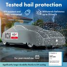 Autótakaró ponyva jégeső ellen - CAR - 3-425-474 - HYBRID + UV PROTECT - WALSER