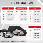 Autótakaró ponyva - beltéri - KOMBI - 4-380-439 cm - STRETCH PLUS - WALSER