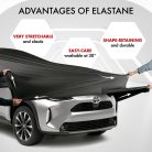 Autótakaró ponyva - beltéri - SUV - 7-370-424 cm - STRETCH PLUS - WALSER