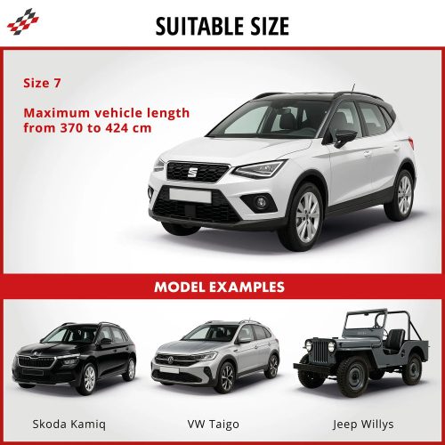Autótakaró ponyva - négyévszakos - SUV - 7-370-424 - ALL WEATHER PLUS - WALSER
