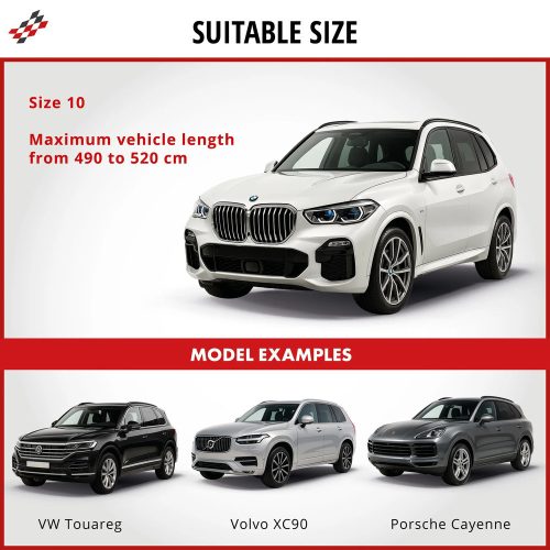 Autótakaró ponyva - négyévszakos - SUV - 10-490-520 - ALL WEATHER PLUS - WALSER
