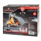 Motortakaró ponyva PREMIUM - SCOOTER - S méret - 185x90x100 cm szürke - WALSER