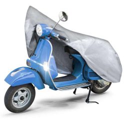   Motortakaró ponyva BASIC - SCOOTER - S méret - 185x90x100 cm ezüst - WALSER