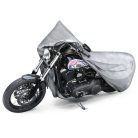 Motortakaró ponyva BASIC - CHOPPER - L méret - 250x100x130 cm ezüst - WALSER