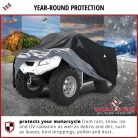 QUAD ponyva - S méret - 210x120x120 cm fekete - All Weather - WALSER