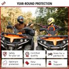 QUAD ponyva - L méret - 320x165x185 cm fekete - All Weather - WALSER