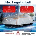 Autótakaró ponyva jégeső ellen - SUV - 8-460-489 - PREMIUM ALU-EPE + UV - WALSER