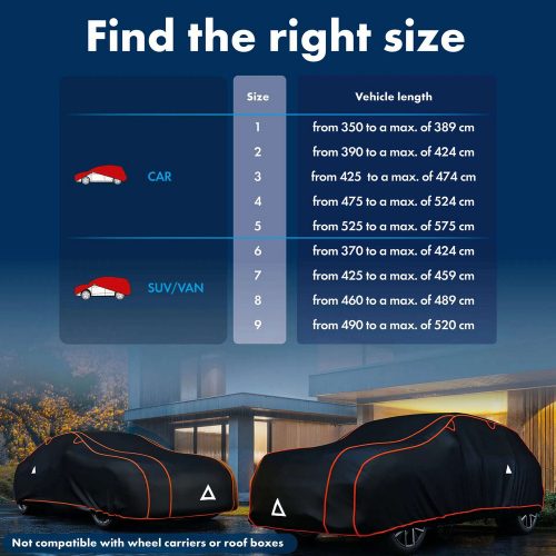 Autótakaró ponyva jégeső ellen - SUV - 6-370-424 - PERMA PROTECT COMPLETE - WALSER