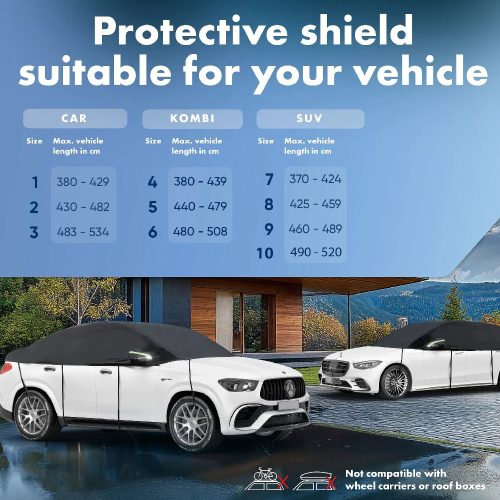 Autótakaró félponyva - WALSER All Weather - KOMBI 4-380-439