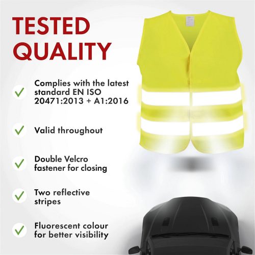 Láthatósági fényvisszaverő mellény - XL méret - WALSER