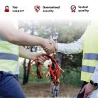 Láthatósági fényvisszaverő mellény - XL méret - WALSER