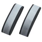 Fényvisszaverő tépőzáras szalag - 40x3,8 cm - ezüst, fekete - 2 db - WALSER