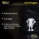Fényvisszaverő láthatósági figura - SafetyMaker FROGGY - WALSER