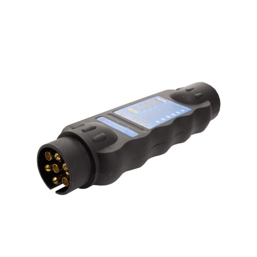 Utánfutó csatlakozó teszter - 7 pólusú - 12V - CARGUARD