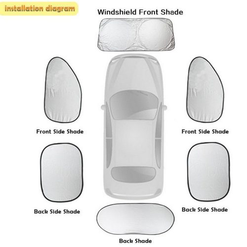 Napellenző szett 6 db-os - 4CARS